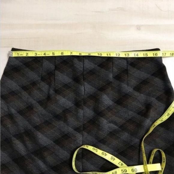 Premise Studio Skirt Mini Gray Black Women's Size Large - Picture 7 of 12
